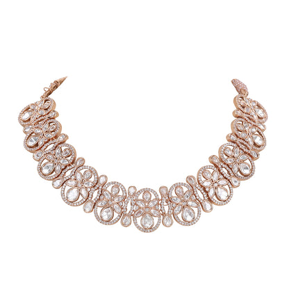 Exquisite Kundan & Pearl Choker Necklace Set