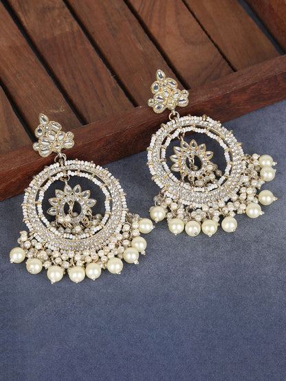 Diamond Shaped Drop Earrings