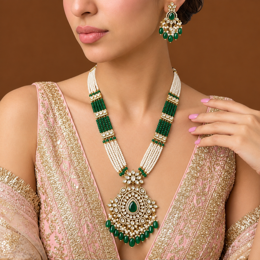 Wedding jewellery set for bride