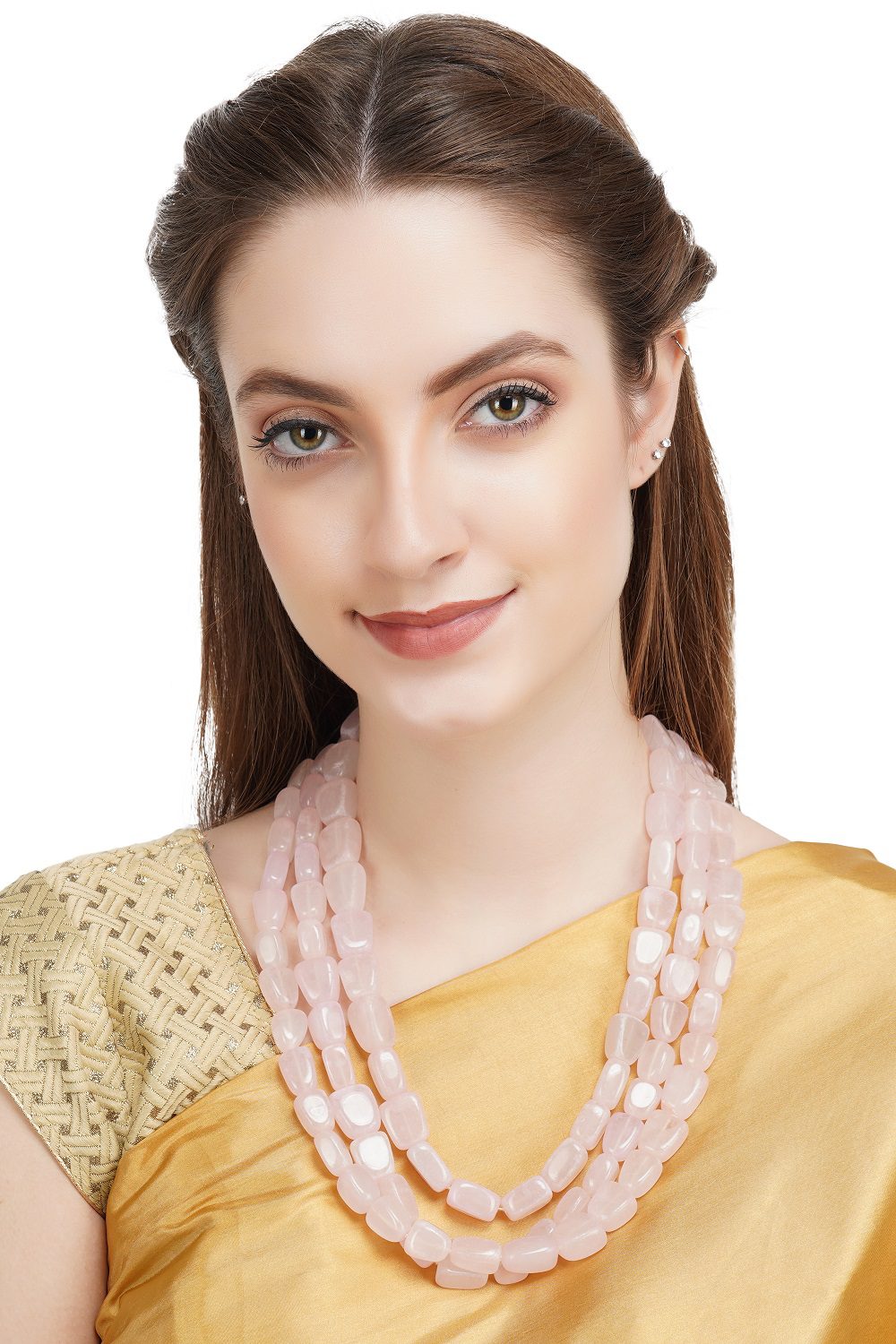 Tantalizing Gold Plated Kundan Necklace