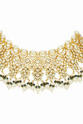 Load image into Gallery viewer, Gleaming Gold Plated Kundan Necklace Set
