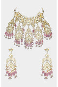Load image into Gallery viewer, Stunning Gold Plated Kundan Necklace Set
