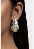Load image into Gallery viewer, Pristine Gold Plated Kundan Stud Earrings
