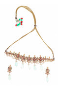 Load image into Gallery viewer, Splendid Gold Plated Kundan Choker Necklace Set
