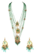Load image into Gallery viewer, Illuminating Gold Plated Kundan Long Necklace Set
