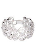 Load image into Gallery viewer, Queenly Rhodium Plated American Diamond Bracelet
