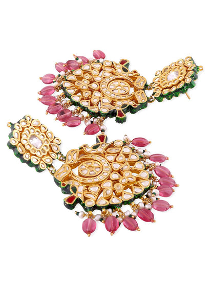 Imperial Gold Plated Kundan Earrings