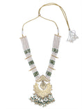 Load image into Gallery viewer, 22KT Gold Plated Kundan Classic Green Necklace Set For women and Girls
