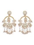 Load image into Gallery viewer, 22KT Gold Plated Kundan Classic Gold Earring Set For women and Girls
