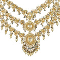 Load image into Gallery viewer, Glittering Kundan Necklace Set 22KT Gold Plated
