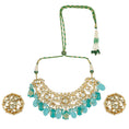Load image into Gallery viewer, Exquisite Kundan Necklace Set 22KT Gold Plated
