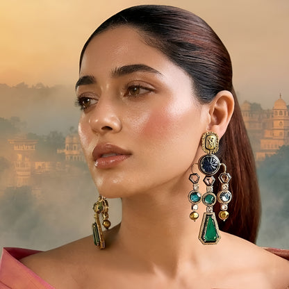 Luxury Multicolor Statement Earrings for Women