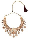 Load image into Gallery viewer, Traditional Brown Kundan Necklace Set
