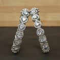 Load image into Gallery viewer, Precious Silver Finish Diamond Studded Bracelet
