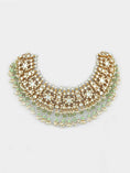 Load image into Gallery viewer, Stunning Gold Plated Kundan Necklace Set
