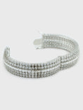 Load image into Gallery viewer, Refined Rhodium Plated American Diamond Bangle Set
