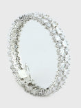 Load image into Gallery viewer, Glittering Rhodium Plated American Diamond Bangle Set
