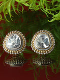 Load image into Gallery viewer, Lustrous Gold Plated Kundan Stud Earring
