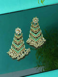 Load image into Gallery viewer, Splendid Gold Plated Kundan Earrings
