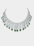Load image into Gallery viewer, Imperial Rhodium Plated American Diamonte Necklace Set
