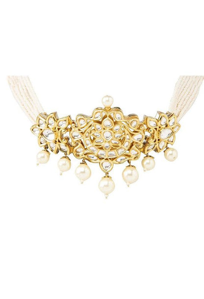 Aristocratic Kundan Choker Necklace Set