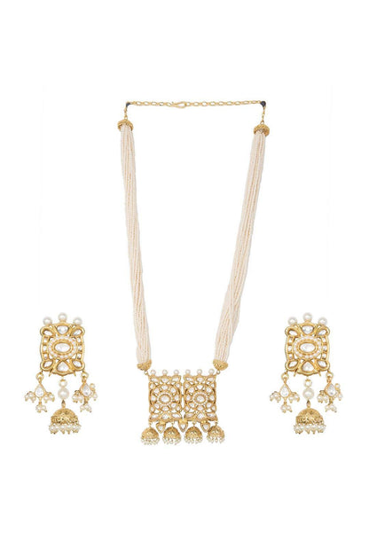 Queenly Kundan Necklace Set