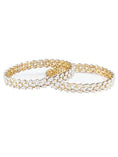 Load image into Gallery viewer, Exquisite Swaroski in Sterling Silver Bangles
