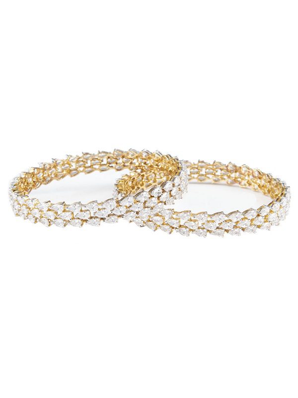 Exquisite Swaroski in Sterling Silver Bangles