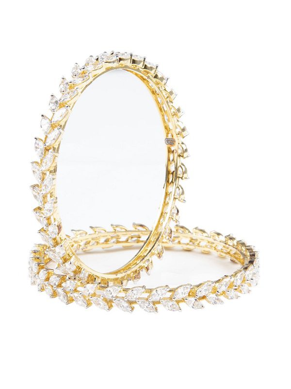 Luxurious Swaroski in Sterling Silver Bangles