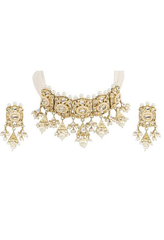 Royal Kundan Choker Necklace Set