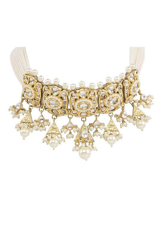 Royal Kundan Choker Necklace Set