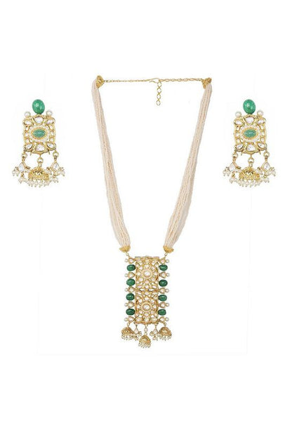 Glistening Kundan Necklace Set