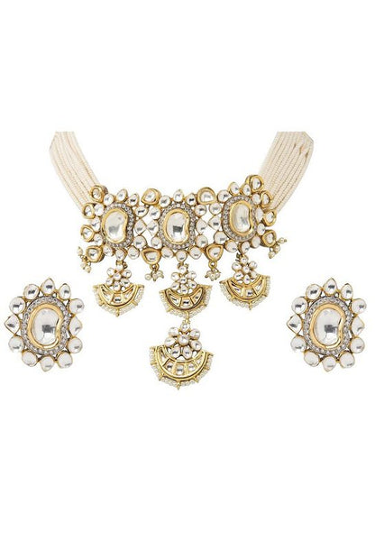 Lustrous Kundan Necklace Set