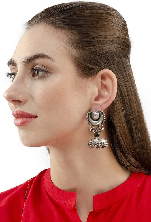 Majestic Sterling Silver Jhumka