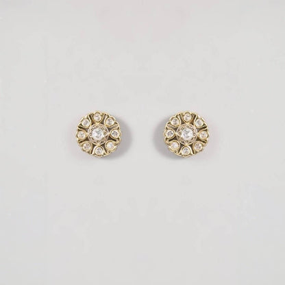 Beautiful Crystal Floral Jewelry Set for Women Necklace and Earrings Choker - Auraa Trends