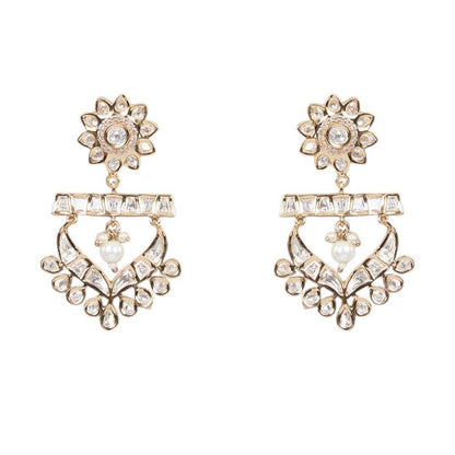 Choker Gold Necklace Set with Decorations - Auraa Trends