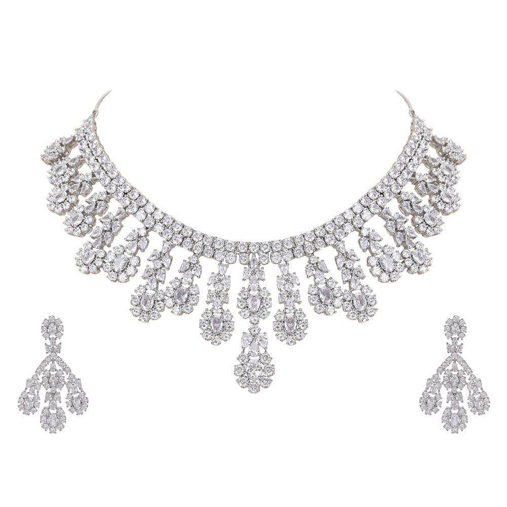Complete Your Outfit With This Elegant Necklace Set - Auraa Trends - Necklace Set - # - Auraa Trends - Necklace Set Online