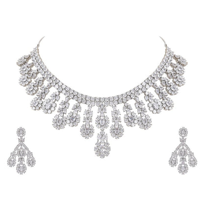 Complete Your Outfit With This Elegant Necklace Set - Auraa Trends - Necklace Set - # - Auraa Trends - Necklace Set Online