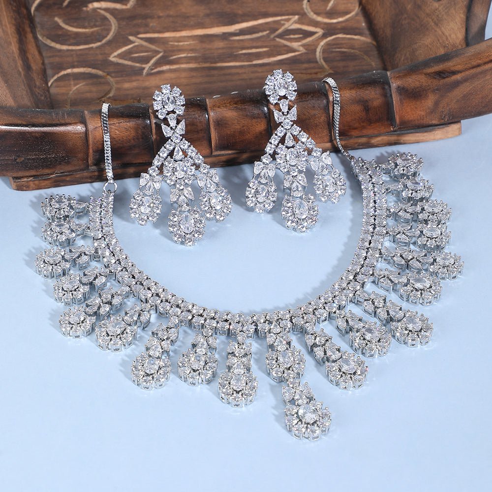 Complete Your Outfit With This Elegant Necklace Set - Auraa Trends - Necklace Set - # - Auraa Trends - Bridal Necklace Set