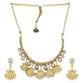 Load image into Gallery viewer, Royal Kundan Hasli Necklace Set

