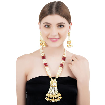 Glistening Kundan Necklace Set