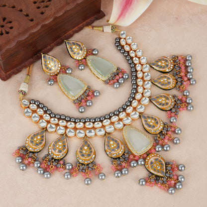 Buy Enchanting Kundan Necklace Set