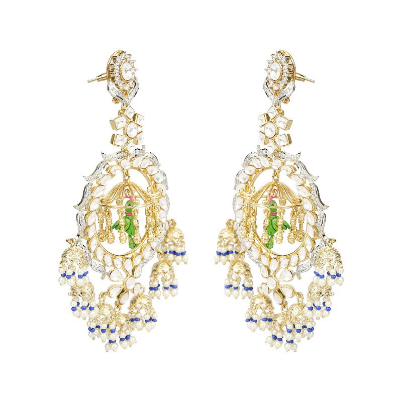Kundan Multi Jhumki Chaandbali