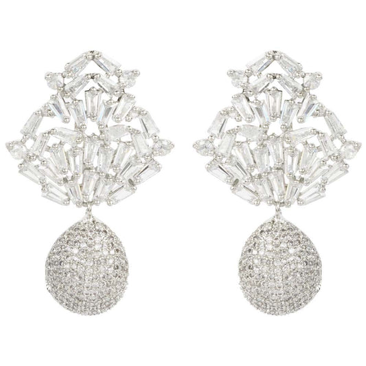 Diamonte Drop Earring