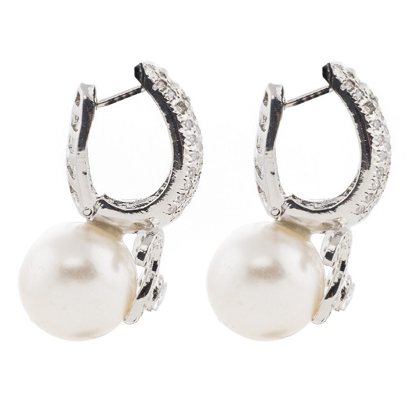 Timeless Diamonte Bali with Pearl Drop