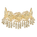 Load image into Gallery viewer, Splendid Kundan Choker in Gold and Pearl Embelishments
