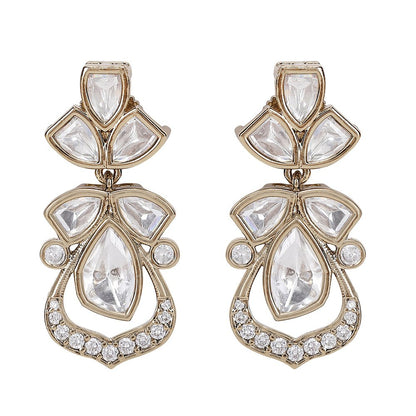 Exquisite Necklace Set For Women - Auraa Trends - necklace - # - Auraa Trends - Festive wear gold necklace and earrings