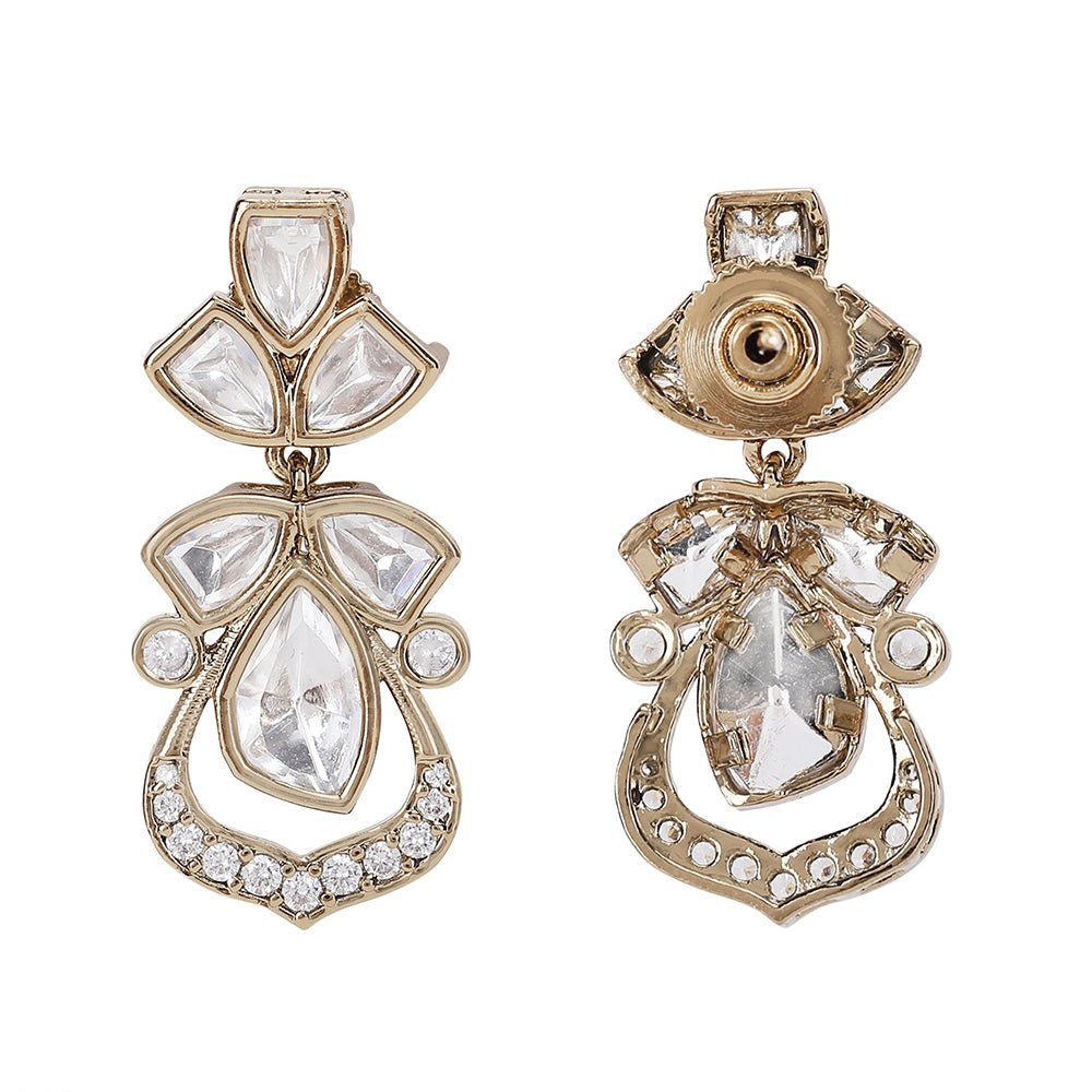 Exquisite Necklace Set For Women - Auraa Trends - necklace - # - Auraa Trends - Festive wear gold necklace and earrings