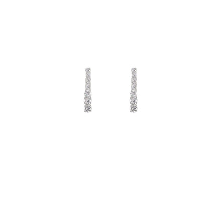 Rhodium-Plated Three-Layer Moissanite Necklace Set