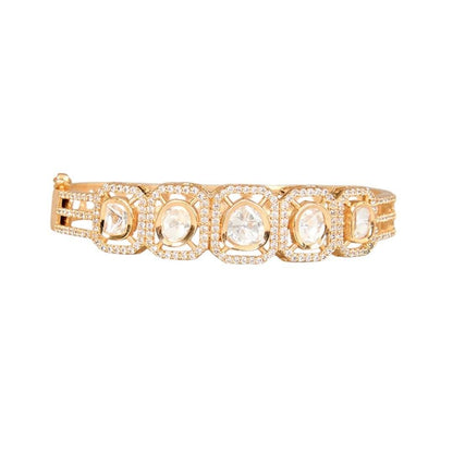 Gold Finish Bangle - Auraa Trends